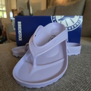 Birkenstock Purple Fog Flip Flop Size 38